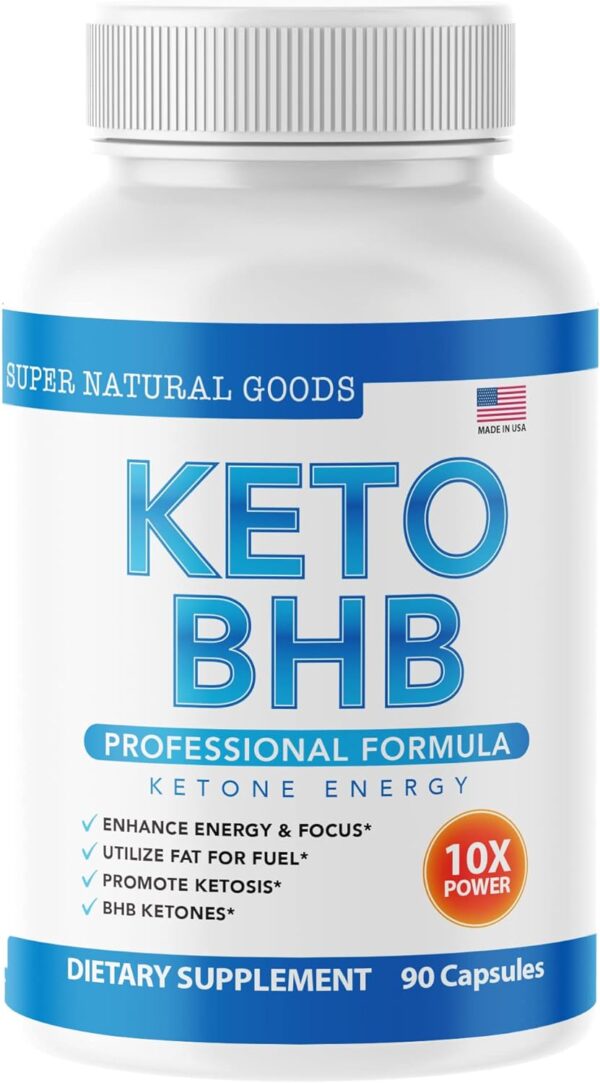 Super Natural Goods KETO BHB Capsules with Apple Cider Vinegar